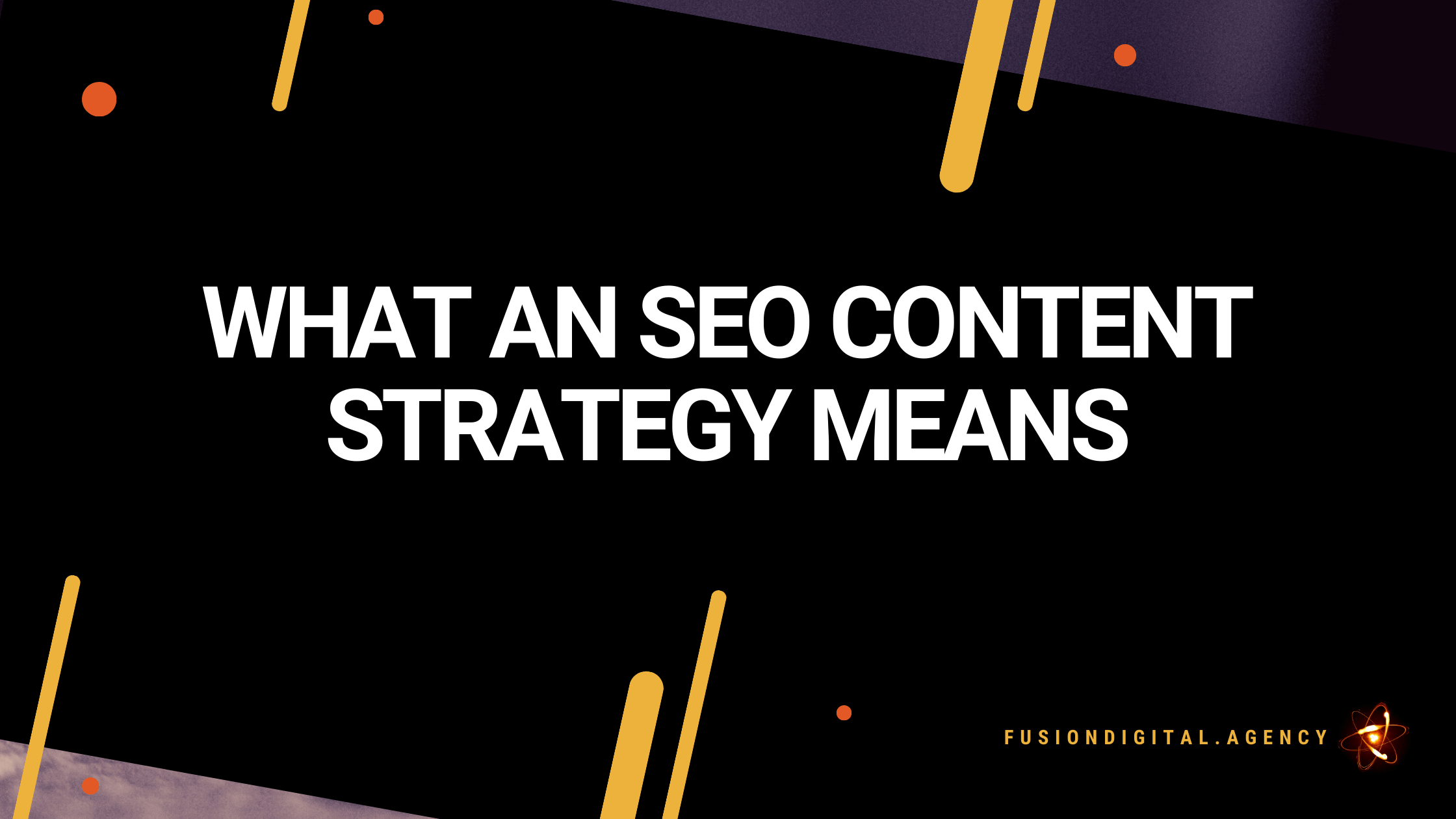 Chapter title card 1. what an SEO content strategy means