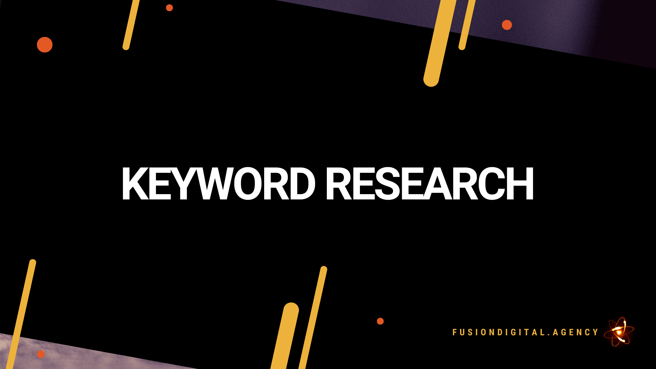 Chapter title card 5. keyword research