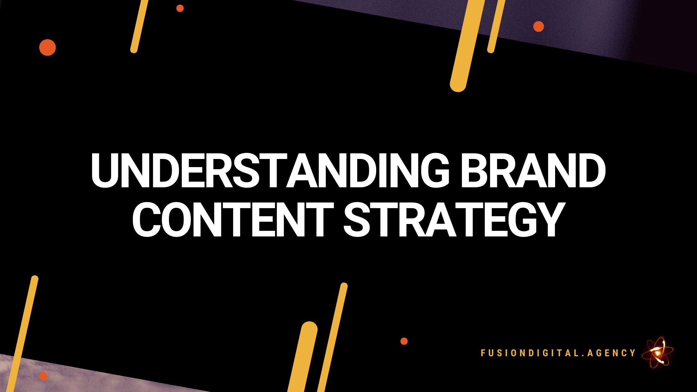 Chapter 1 title card: Understanding brand content strategy