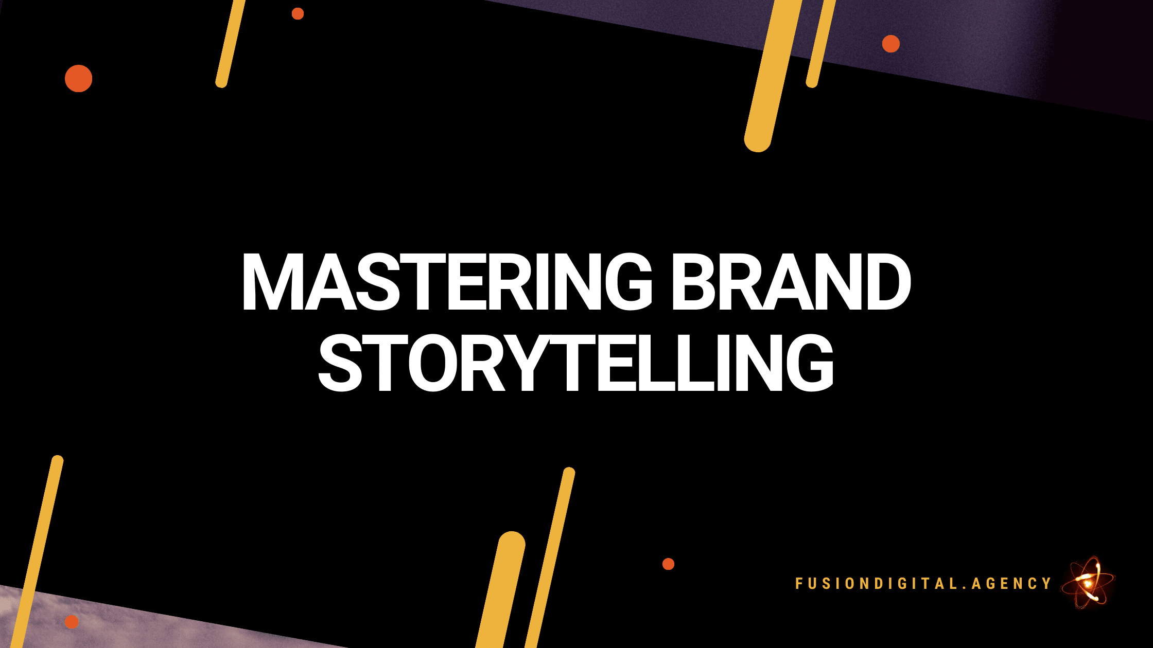 Chapter 3 title card: Master brand storytelling