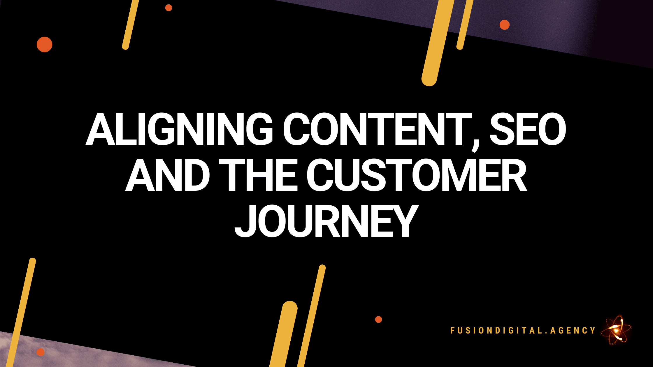 Chapter 5 title card: SEO & the customer journey